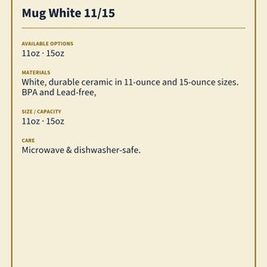 Product details card for the St. Nicholas ceramic mug