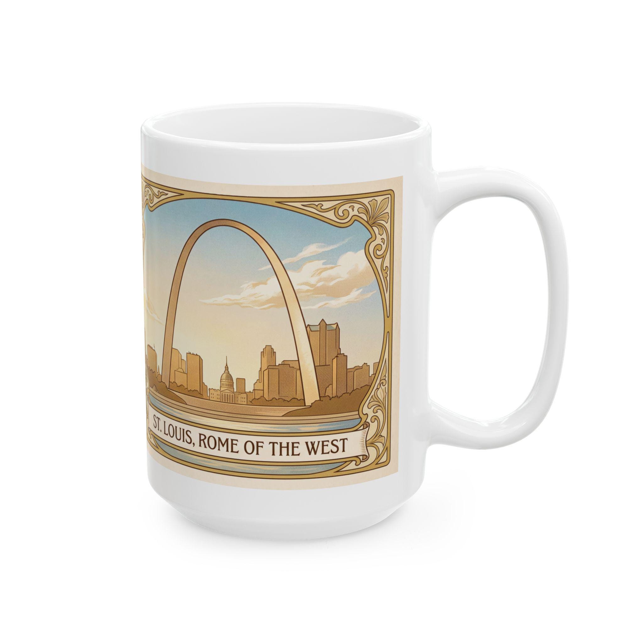 St. Louis, Rome of the West, Catholic St. Louis Gift, Sacred Monument Coffee Cup, Fulton Sheen Beatification