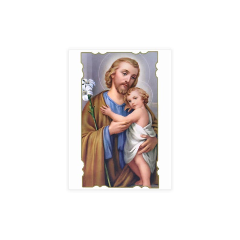 St. Joseph Note Cards, Patron of Universal Church, Catholic Stationery Gift image 4