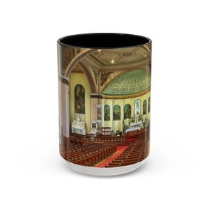 St. Mary of Victories Coffee Mug, Historic Catholic Church Gift, St. Louis Catholic Mug for Him or Her image 2