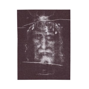 Shroud of Turin Blanket, Catholic Prayer Throw, Holy Face of Jesus Gift for Catholic Home image 3