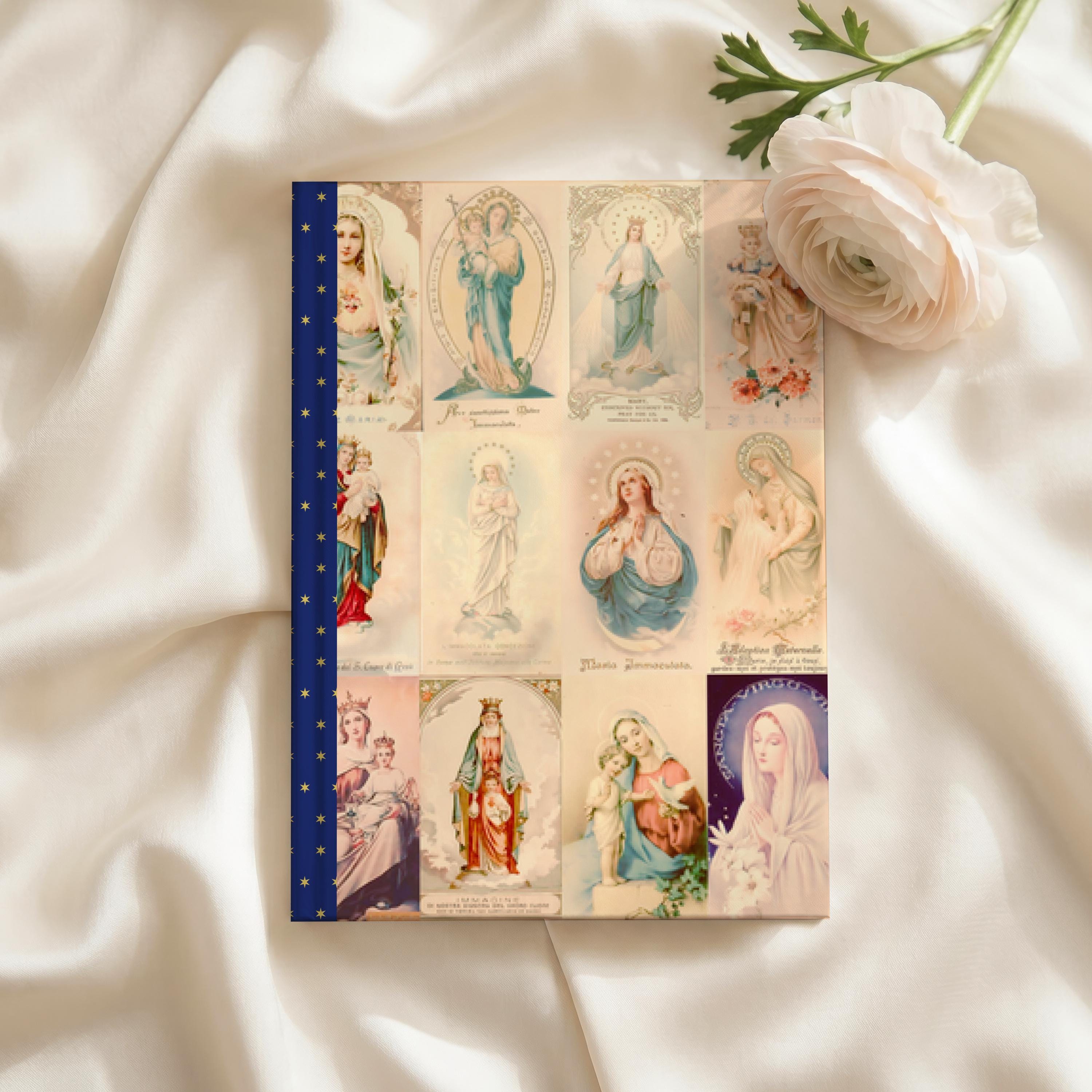 Queenship of Mary Lined Journal, Marian Feast Day Notebook, Catholic Devotional Gift