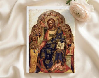 Diario di preghiera cattolico, quaderno con copertina rigida dedicato alla Madonna di Guadalupe, regalo devozionale mariano per mamma, sacerdote o studente cattolico.