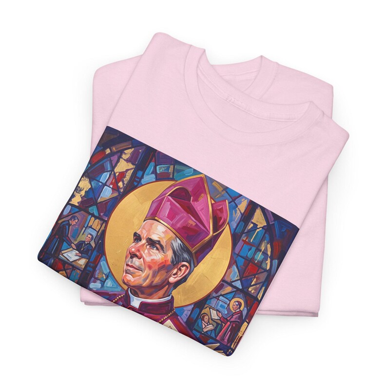 Blessed Fulton Sheen Catholic Shirt, Archbishop Evangelization Gift for Men or Women image 16