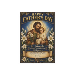 Drapeau de jardin Saint Joseph, cadeau pour la fête des pères catholique, bannière de dévotion extérieure pour la maison catholique image 4