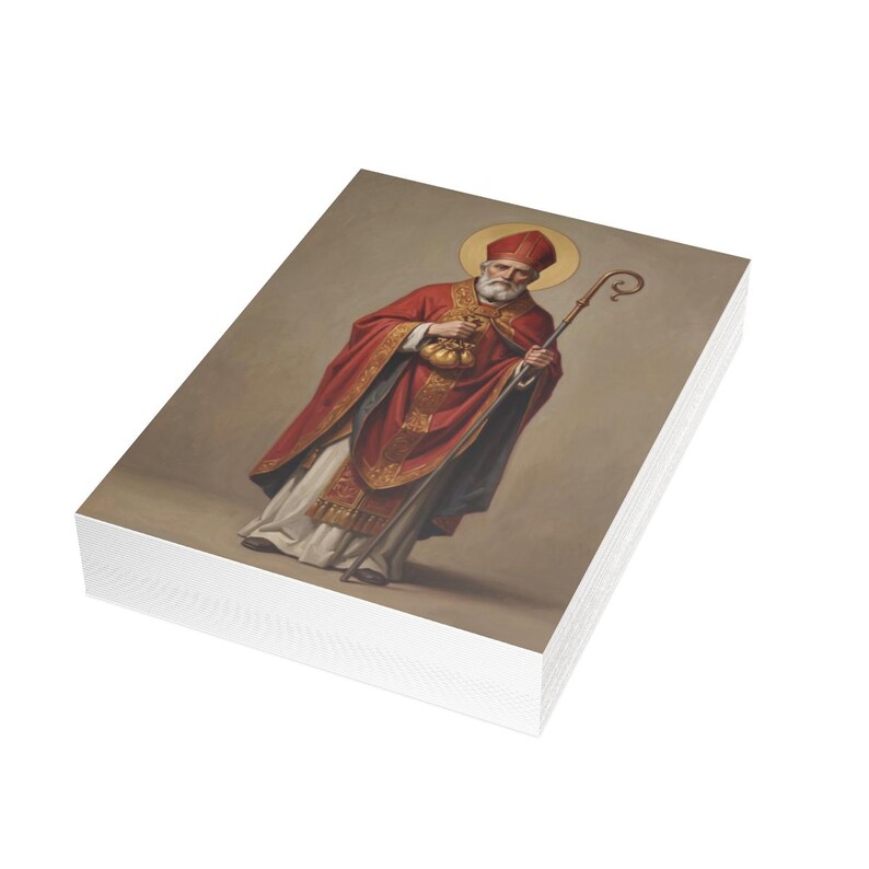 View of St. Nicholas blank journal