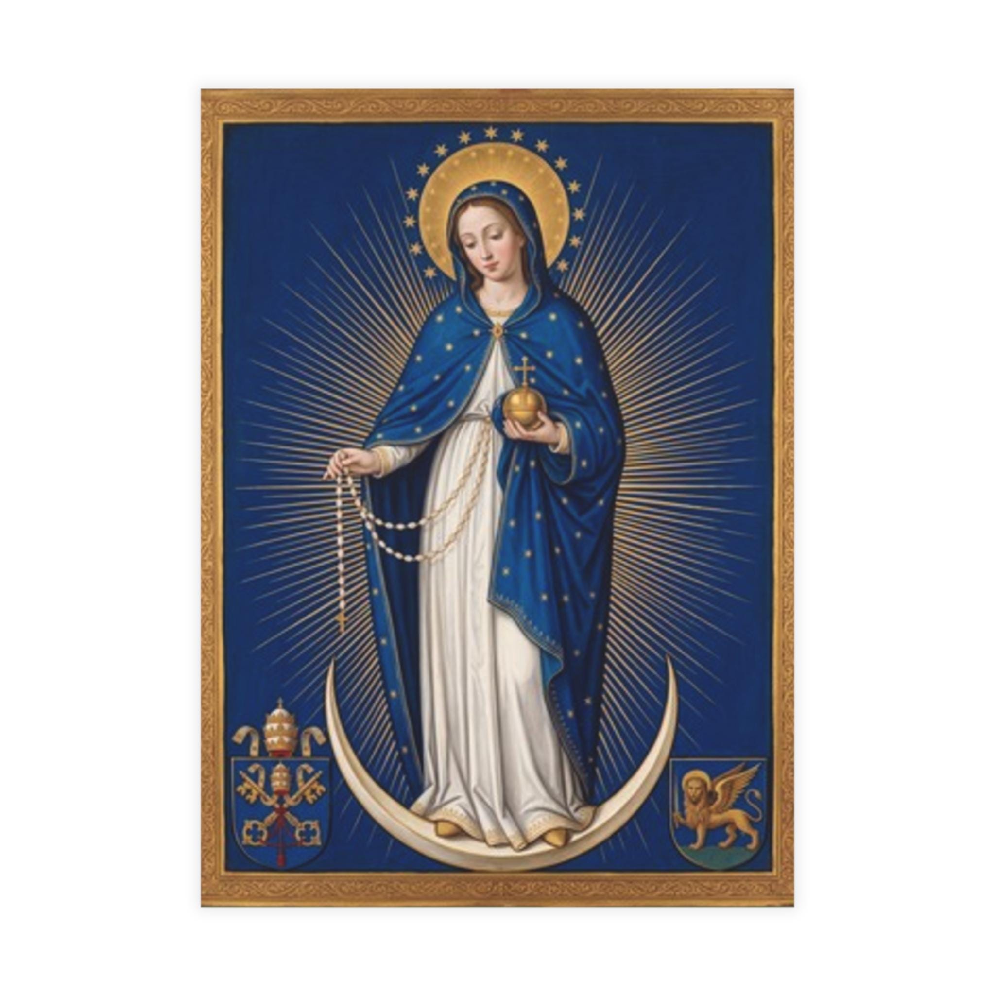 Nativity of Mary Note Cards, September 8 Feast Day, Marian Devotional Greeting Cards