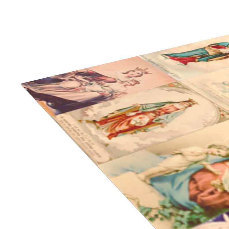 Styled photograph of Queenship of Mary blank journal