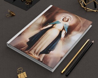 Katholisches Gebetsjournal „Unsere Liebe Frau von der Gnade“, Marien-Notizbuch mit Hardcover, Geschenk für katholische Mütter, zur Firmung oder Erstkommunion