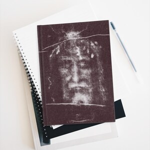 Diario de la Sábana Santa de Turín, Cuaderno de Oración Católica del Santo Rostro, Regalo Devocional para Católicos, Regalo de Confirmación de Pascua imagen 5