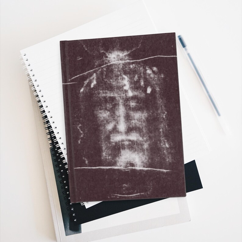 Diario de la Sábana Santa de Turín, Cuaderno de Oración Católica del Santo Rostro, Regalo Devocional para Católicos, Regalo de Confirmación de Pascua imagen 5