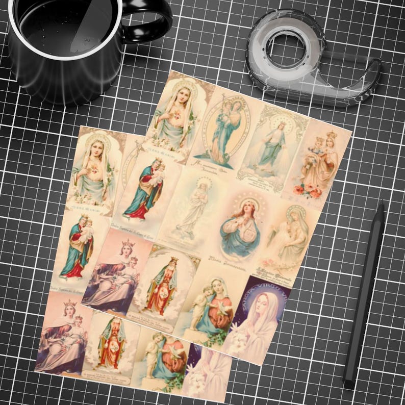 View of Queenship of Mary blank journal