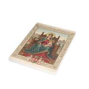Our Lady of Hungary Note Cards, Marian Devotional Prayer Cards, Catholic Stationery image 5