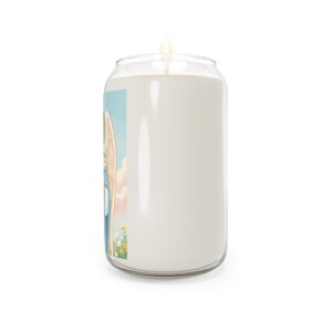 Queenship of Mary Soy Candle, 13.75oz Tall Jar, Marian Home Altar Gift image 3