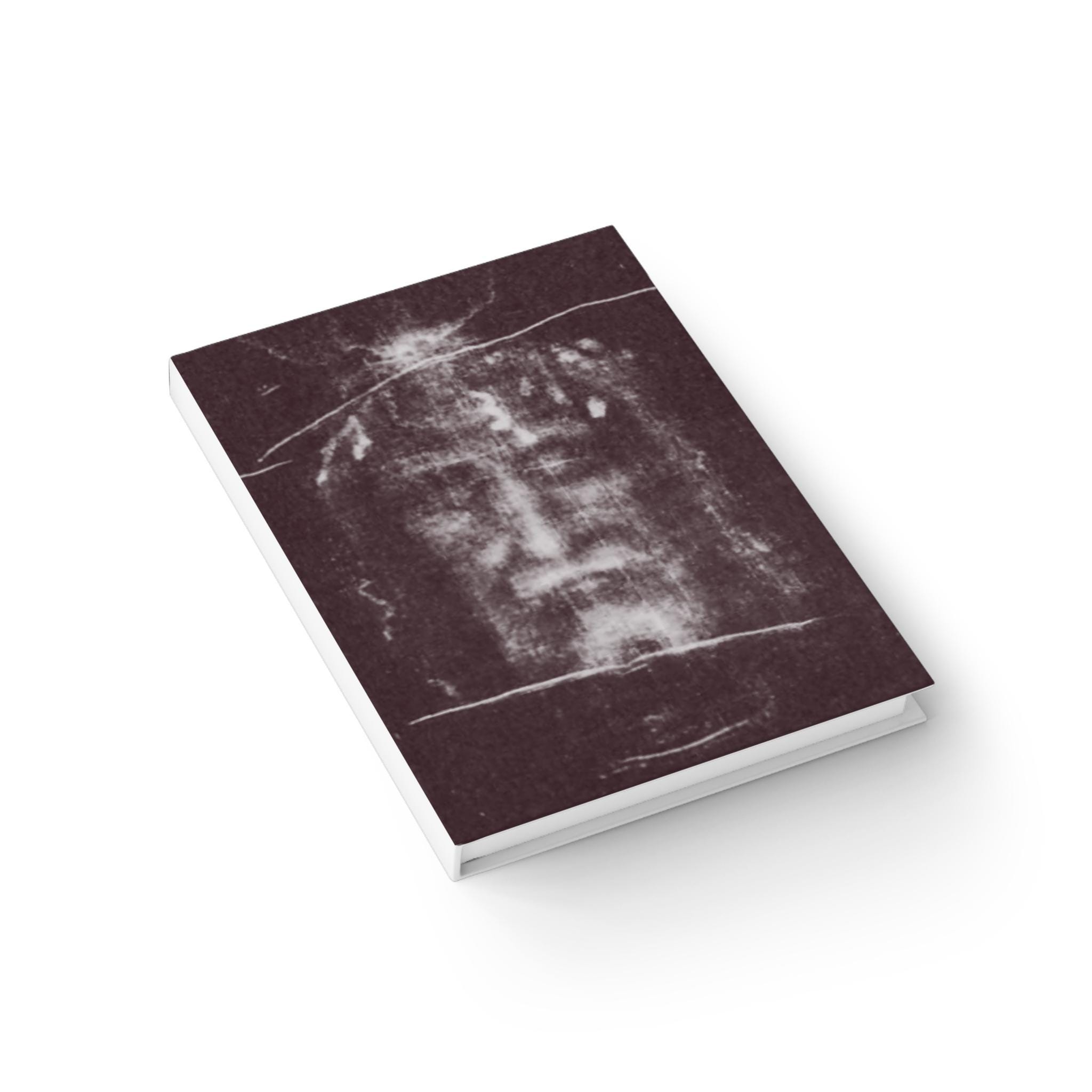 Shroud of Turin Journal, Holy Face Catholic Prayer Notebook, Devotional Gift for Catholic, Easter Confirmation Gift