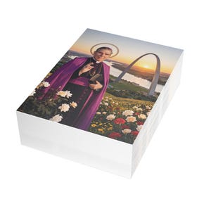 Blessed Fulton Sheen Note Cards, Catholic Writing Set, Blank Stationery for Priest or Confirmation Gift image 16
