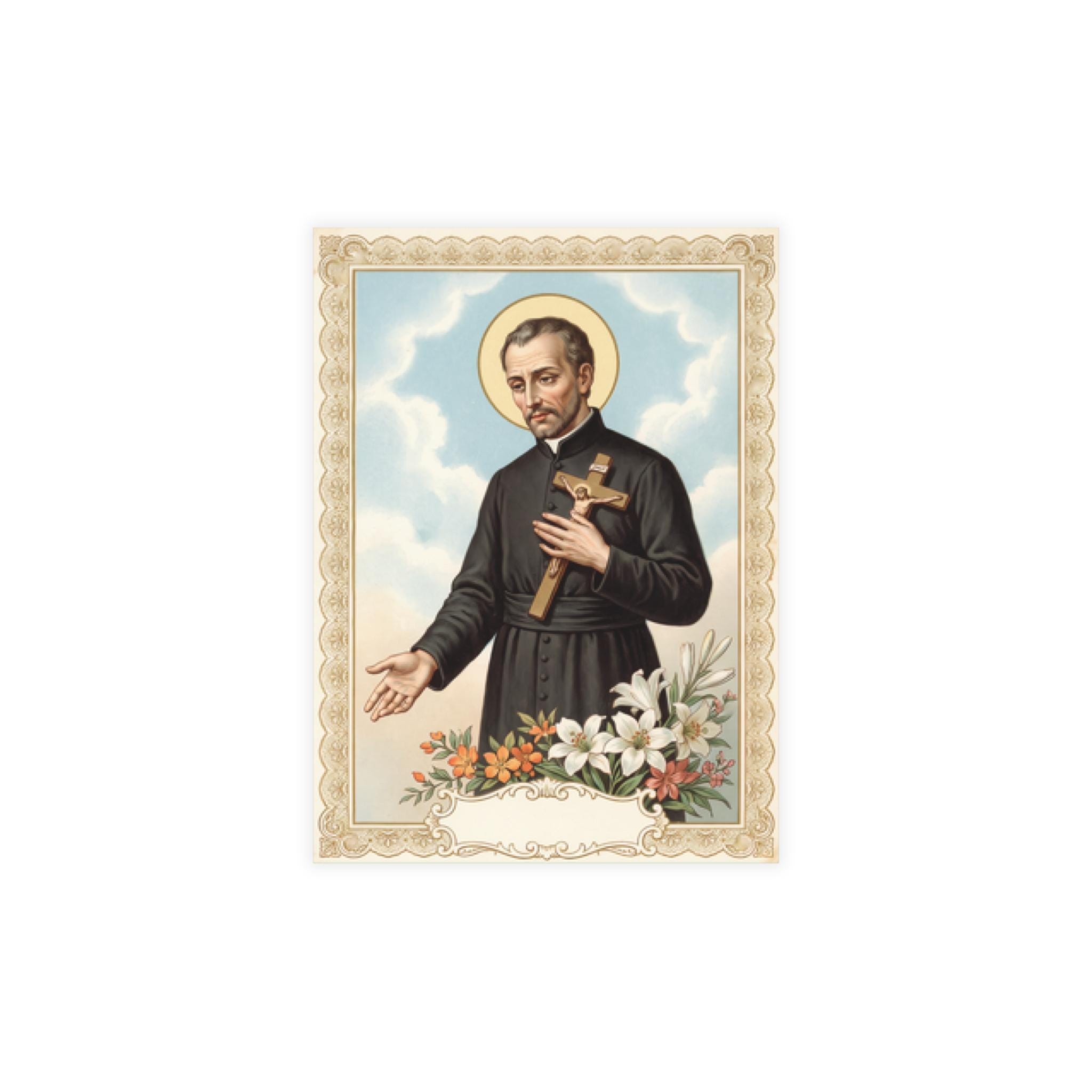 Saint Peter Claver Note Cards with Envelopes, Set of 30, Jesuit Priest Devotional Stationery