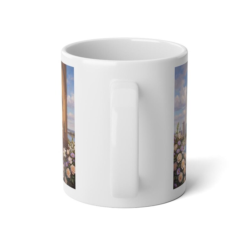 Blessed Fulton Sheen Jumbo Mug, Large Catholic Coffee Cup, Archbishop Evangelization Gift image 3