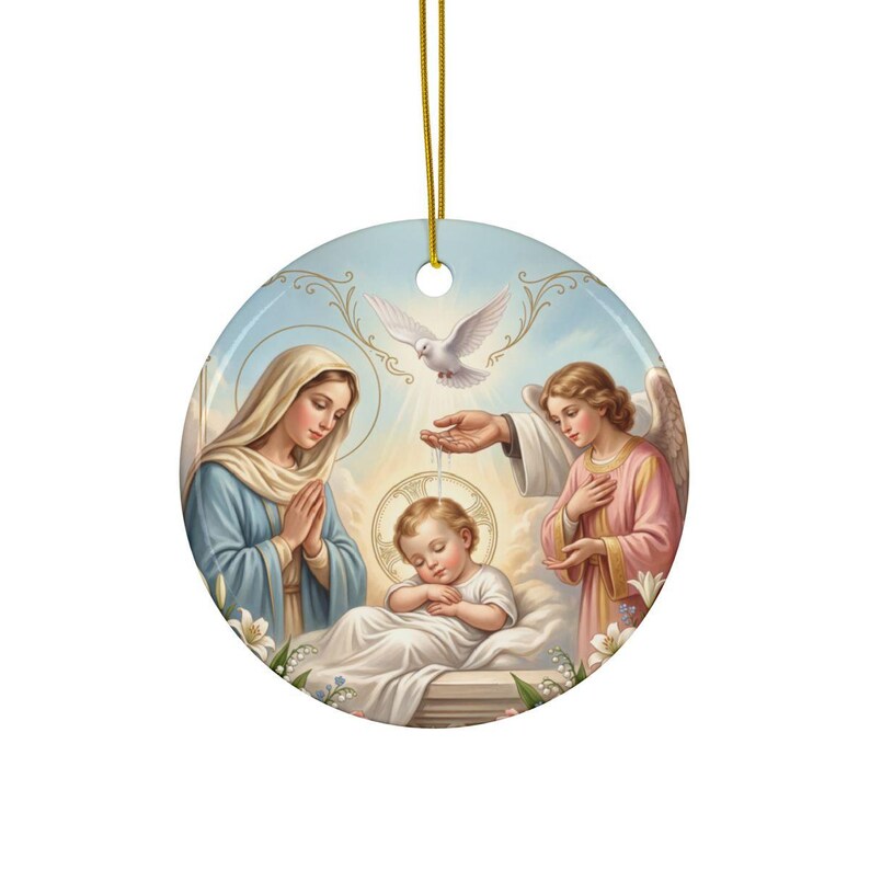Baptism Ornament from the Baby baptism gift set gift pack