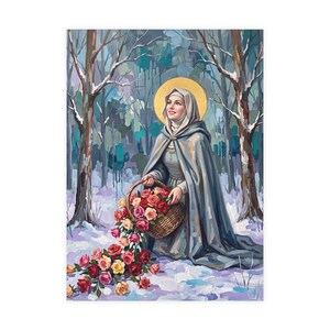 Saint Elizabeth of Hungary Note Cards, Set of 30, Charity Saint Stationery image 13