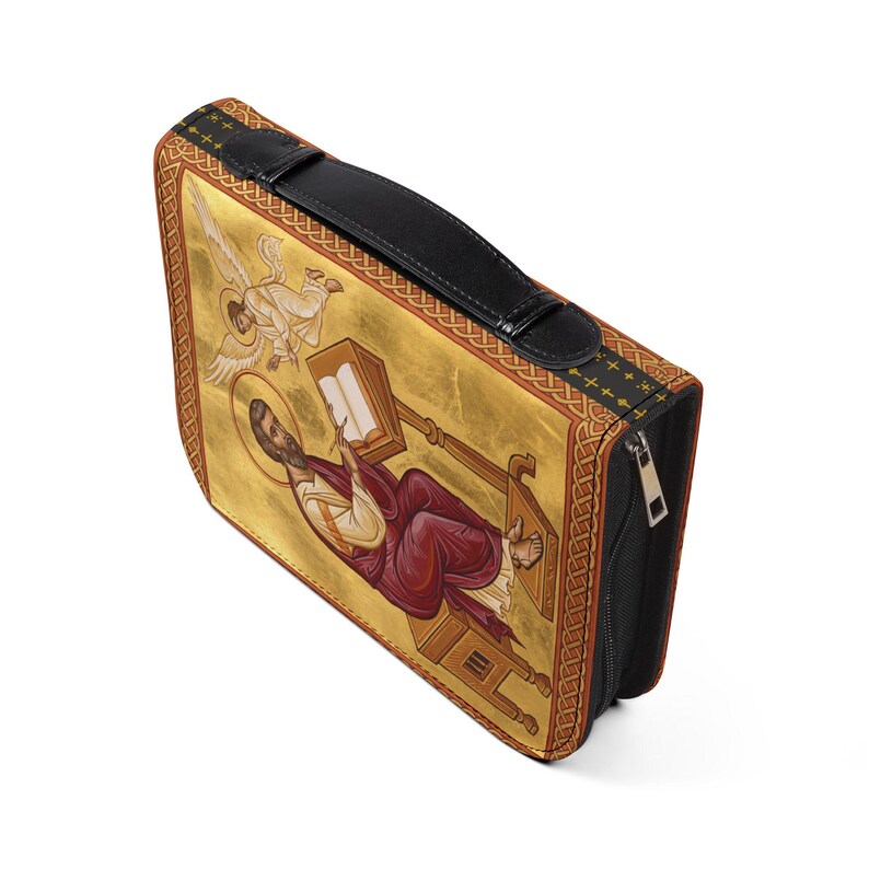 Saint Matthew Bible Cover, Catholic Devotional Gift for Daily Scripture image 8