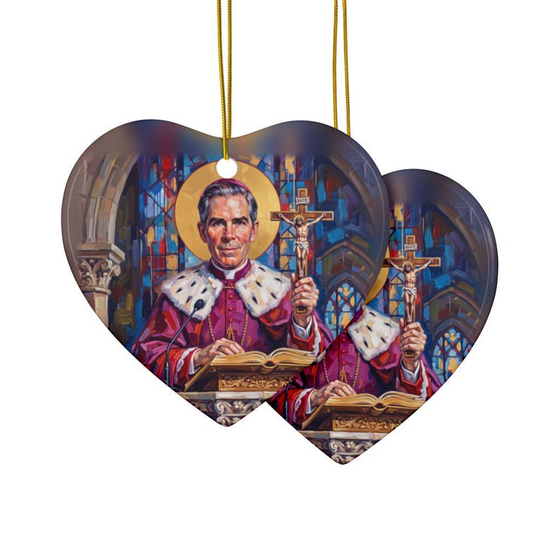 Another view of Blessed Archbishop Fulton J. Sheen Catholic gift