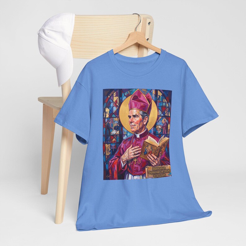 Blessed Fulton Sheen Catholic Shirt, Archbishop Evangelization Gift for Men or Women image 19
