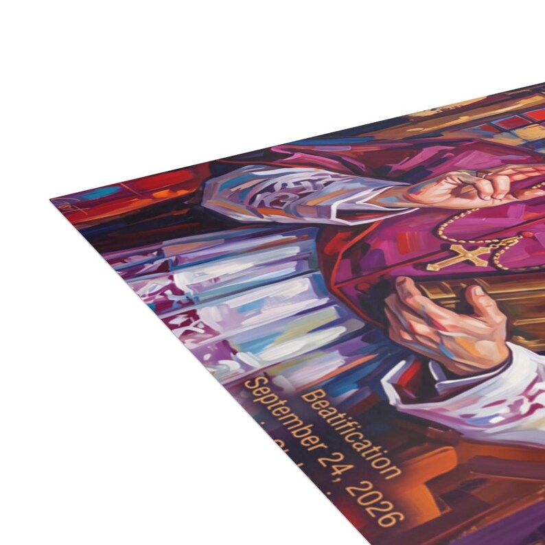 Photograph of Blessed Archbishop Fulton J. Sheen Catholic gift