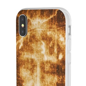 Shroud of Turin Phone Case, Holy Face of Jesus Catholic Gift, Flexi TPU iPhone Android Case for Dad or Pastor image 6