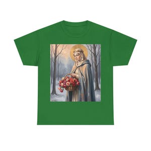Camiseta de Santa Isabel de Hungría, regalo para trabajadores de hospitales, camiseta solidaria de la santa. imagen 16