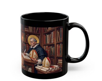 Schwarzer Becher des Heiligen Albertus Magnus, Geschenk eines Dominikaner-Kirchenlehrers, Priesters und Gelehrten