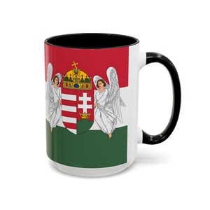 Ungarische Kaffeetasse mit ungarischer Flagge – Geschenkidee für Sie oder Ihn, Geburtstag, Weihnachten oder Schulabschluss Bild 3