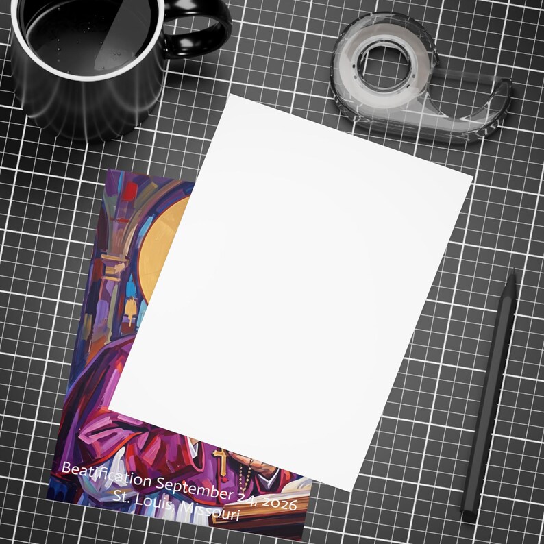 Fulton Sheen Note Cards, Catholic Stationery Set, Blessed Fulton Sheen Blank Cards for Priest or Gift image 18