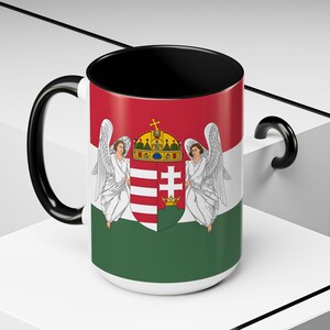 Ungarische Kaffeetasse mit ungarischer Flagge – Geschenkidee für Sie oder Ihn, Geburtstag, Weihnachten oder Schulabschluss Bild 4
