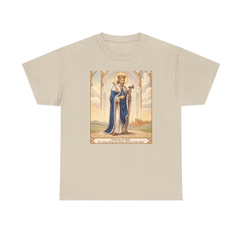 Gateway to Faith Catholic T-Shirt, St. Louis Faith Apparel, Rome of the West, Blessed Fulton Sheen Beatification image 5