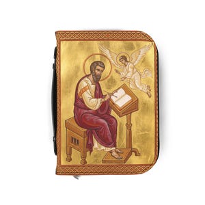 Saint Matthew Bible Cover, Catholic Devotional Gift for Daily Scripture image 6