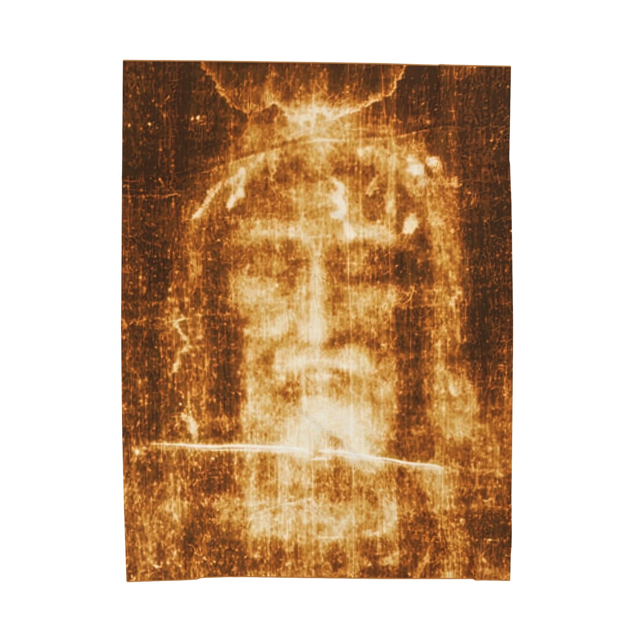 Shoud of Turin Face of Jesus Holy Card USA Plush Blanket Etsy