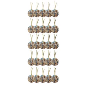 Ornement de Noël en verre représentant Saint Louis IX, cadeau de dévotion catholique image 19
