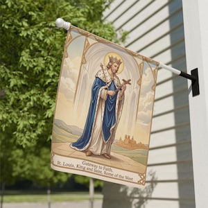 Saint Louis Skyline Garden Flag, Rome of the West Catholic Banner, Cathedral Outdoor Decor image 10
