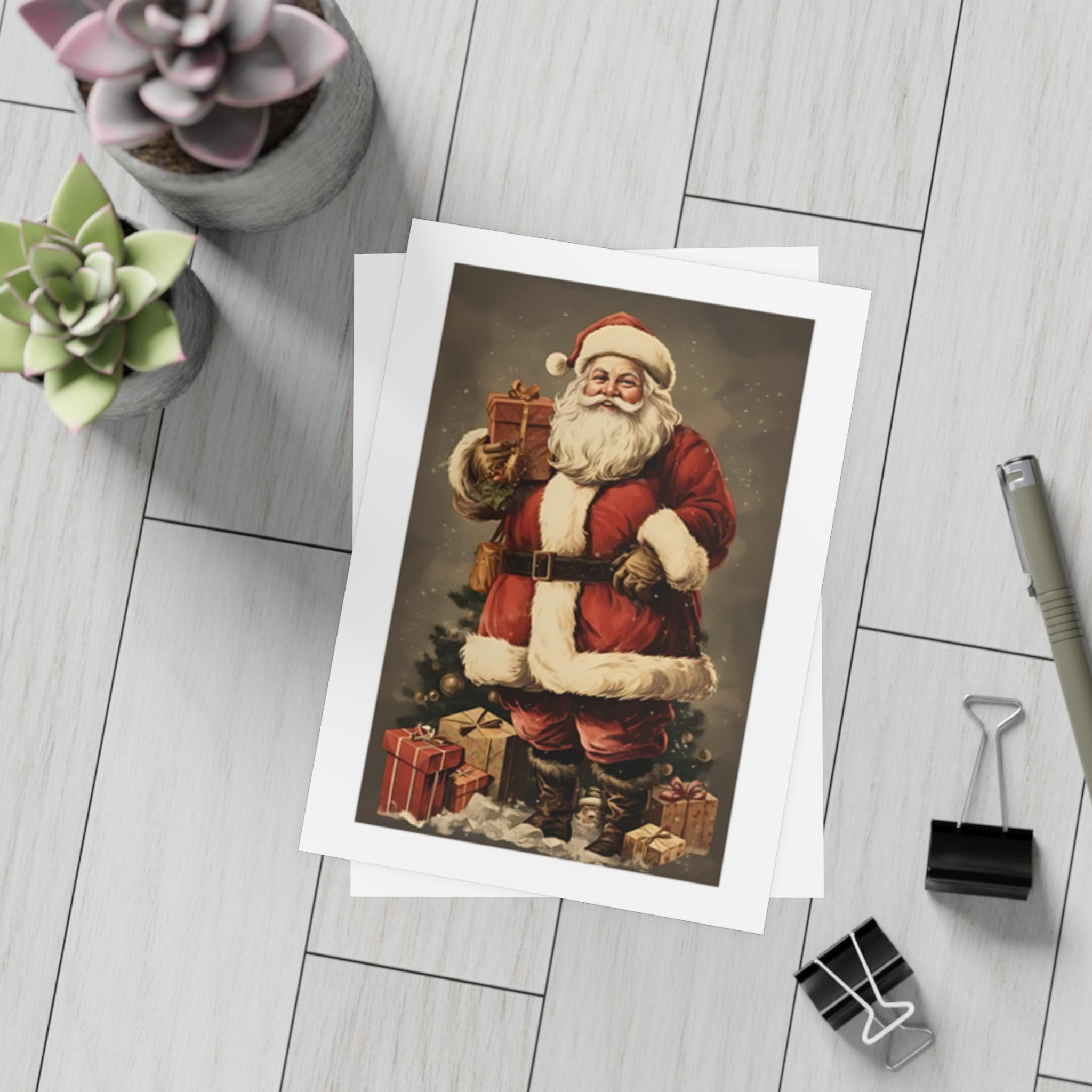St. Nicholas Catholic Note Cards, Blank Greeting Stationery, Saint Gift Set