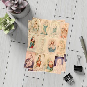 Photograph of Queenship of Mary blank journal