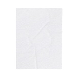 Lilies of St. Joseph Velveteen Blanket, Catholic Nursery Throw, Godfather or New Baby Baptism Gift image 3