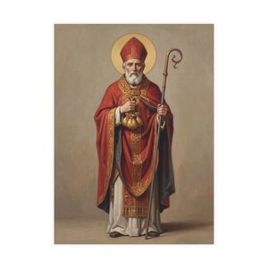Photograph of St. Nicholas blank journal
