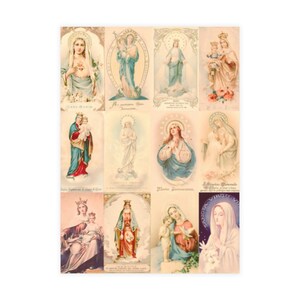 Close view of Queenship of Mary blank journal