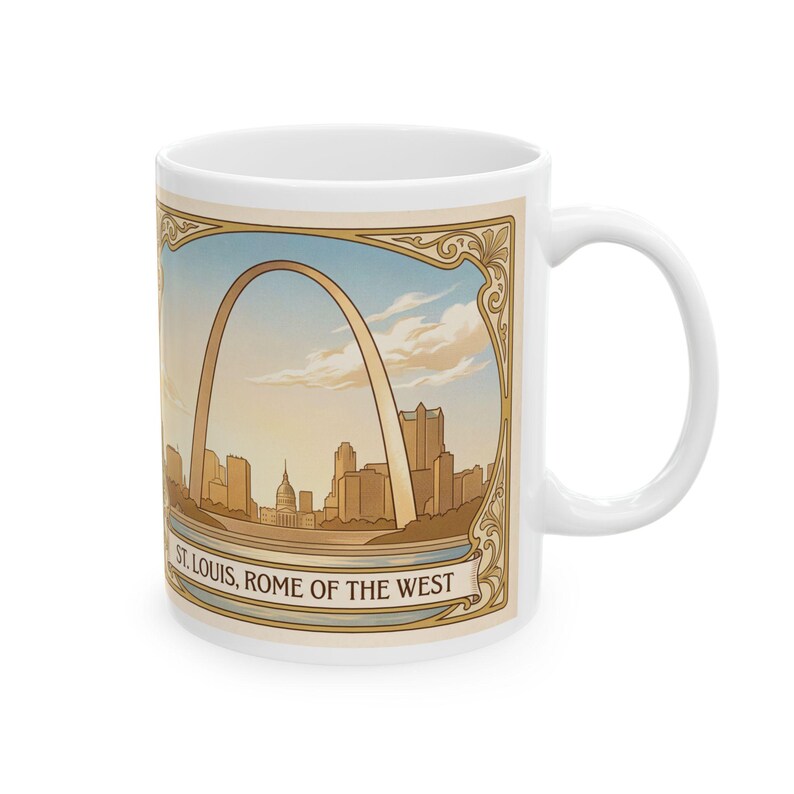 San Luis, Roma de Occidente, Regalo católico de San Luis, Taza de café del Monumento Sagrado, Beatificación de Fulton Sheen imagen 4