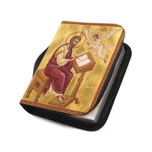 Saint Matthew Bible Cover, Catholic Devotional Gift for Daily Scripture image 20