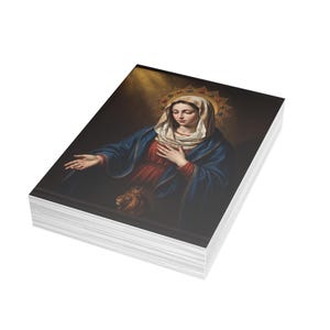 Our Lady of Hungary Note Cards, Marian Devotional Stationery, Catholic Prayer Cards image 11