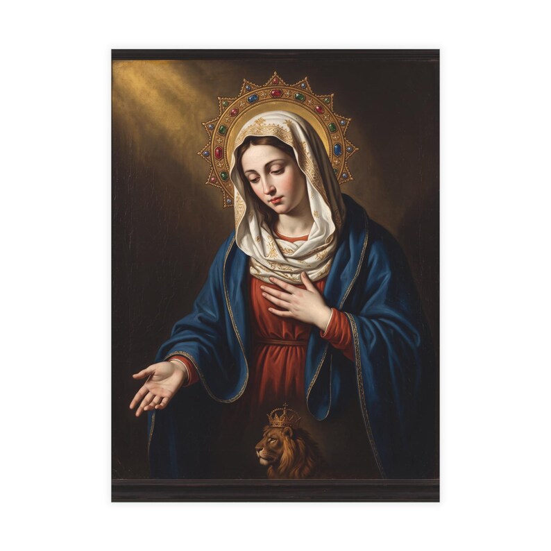 Our Lady of Hungary Note Cards, Marian Devotional Stationery, Catholic Prayer Cards image 2