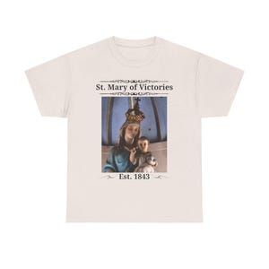 St. Mary of Victories T-Shirt, Catholic Church Gift, Historic St. Louis Parish Tee image 8