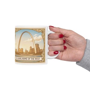 San Luis, Roma de Occidente, Regalo católico de San Luis, Taza de café del Monumento Sagrado, Beatificación de Fulton Sheen imagen 7